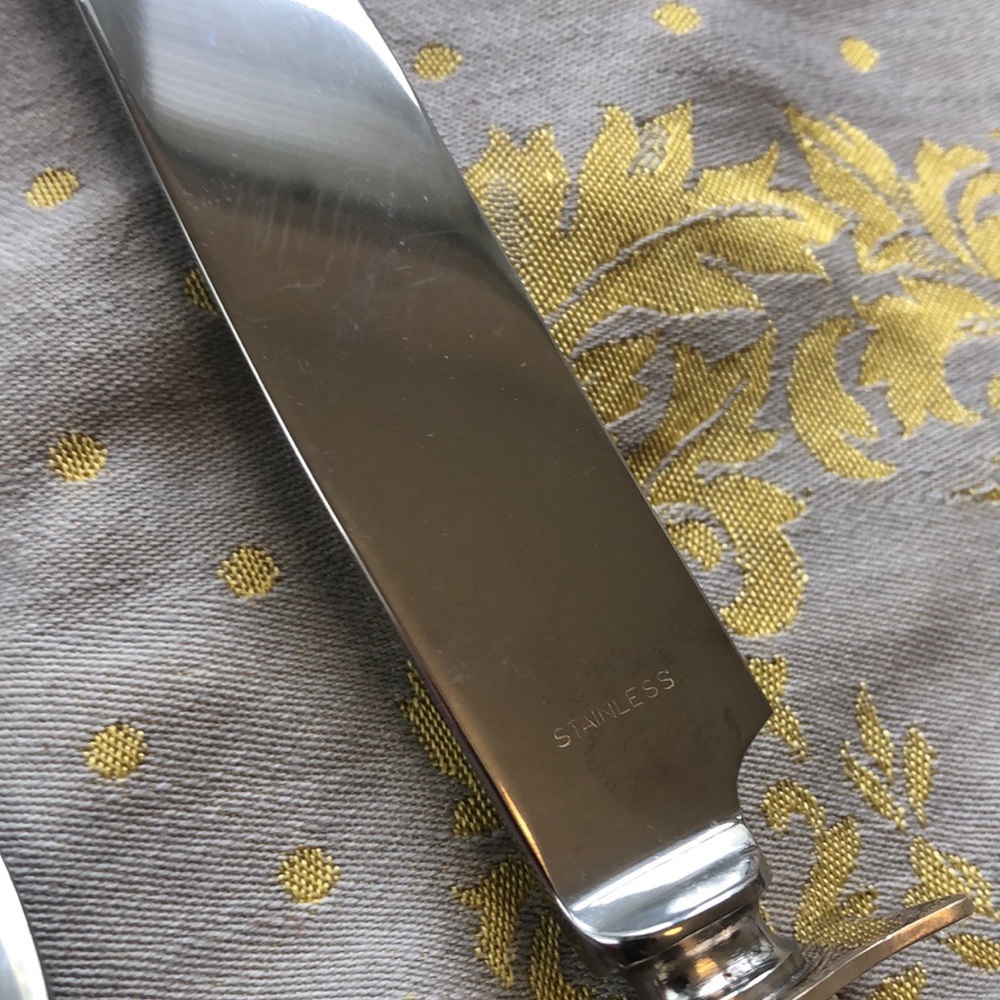 Sterling Carving Set - Picture 6 of 9